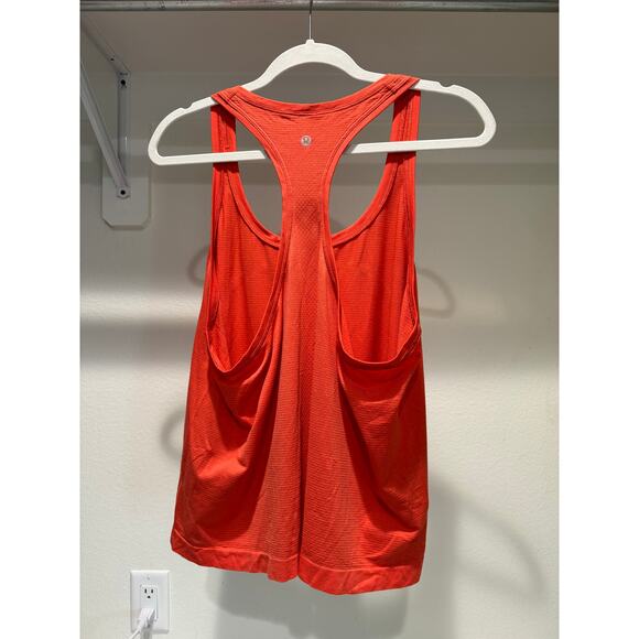 Lululemon Swiftly Tech Racerback Flowy‎ Race Length Size 14 Coral - Picture 3 of 8